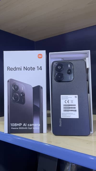 Xiaomi Redmi Note 14 8GB/256GB With Box Charger Under Warranty