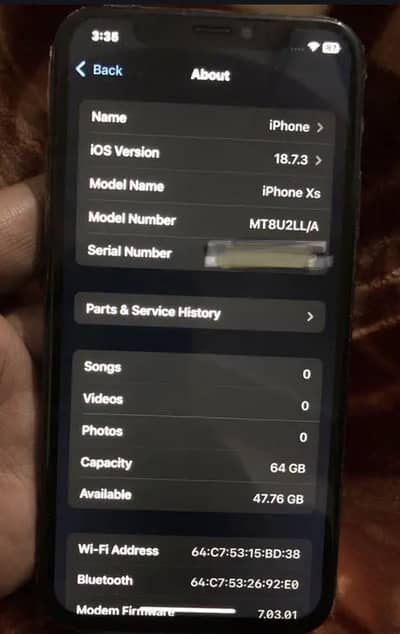 iphone xs 64gb lush condition