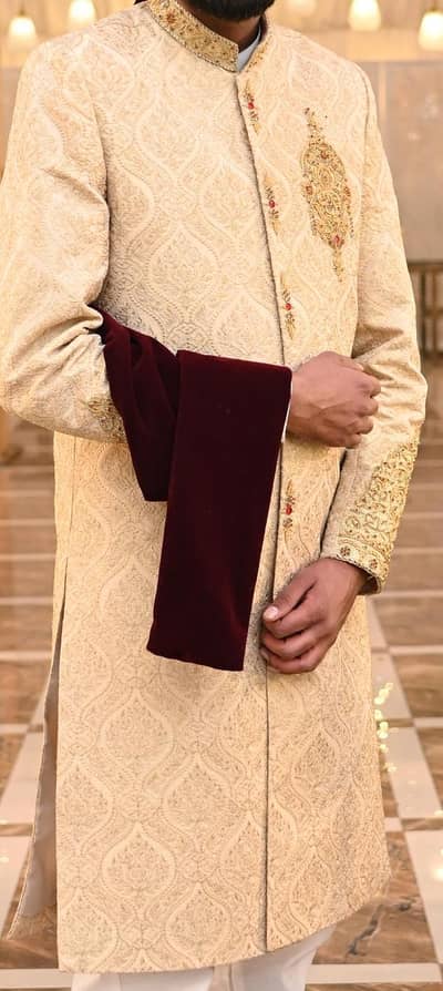 Grooms Wedding Sherwani Set - One time Use