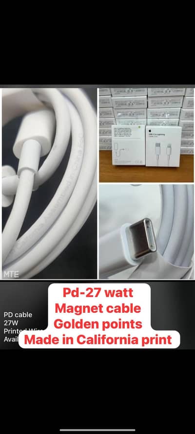 iPhone charger with cabel