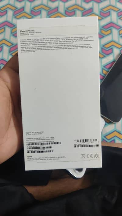 iphone 14 pro max Silver 128 GB Battery health 86%