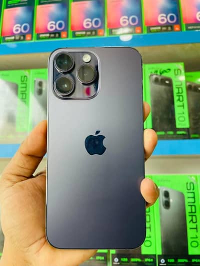 iPhone 14 pro max nan PTA 84 health watar pack 256GB with bux