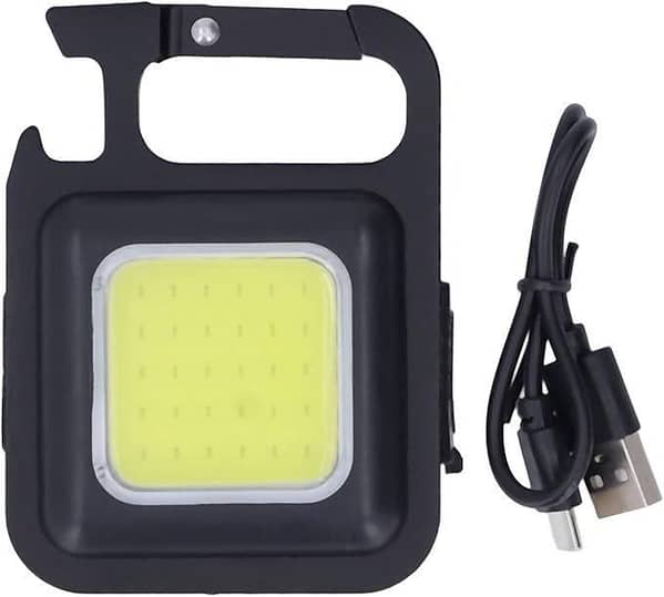 Rechargeable Keychain Mini Flashlight 3 Light Modes Portable Pocket Light Keychain Light USB Charging Emerg Emergency Portable Light , Mini COB Handheld Flashlight , Mini COB Handheld Flashlight ,