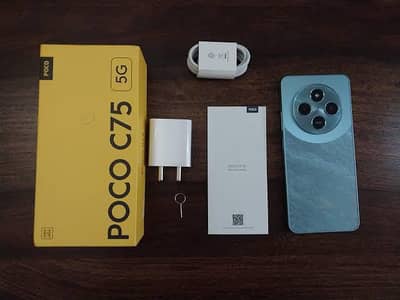 Poco c75 8/256 brand new camplite box urgent sale call only