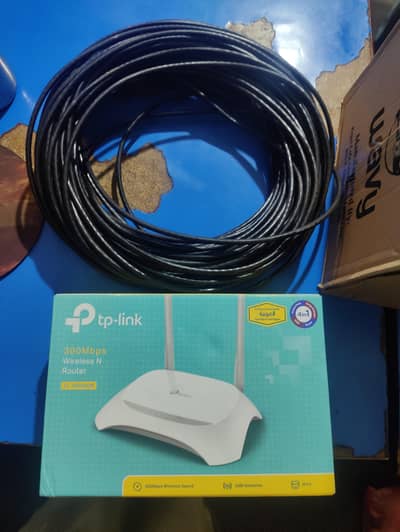 Tp link modem and internet wire fir sale