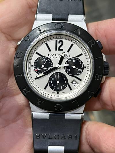 Bvlgaria aluminum automatic chronograph
