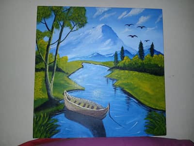 Handmade Landscape Acrylic Painting
