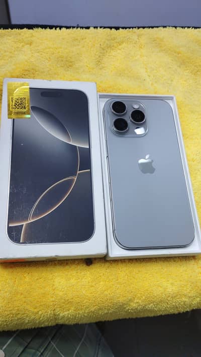 IPhone 16 pro Natural 256gb PTA approved