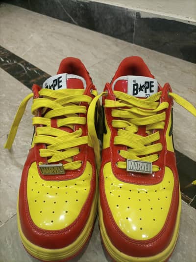 “rare BAPE × Marvel Iron Man