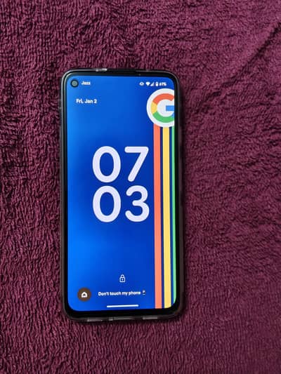 Google pixel 4a 5g.  6/128 Official PTA app