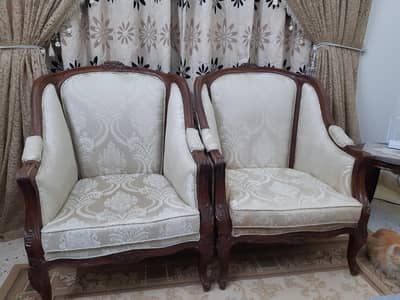 Chinniot wood sofa set 5 seater for sale