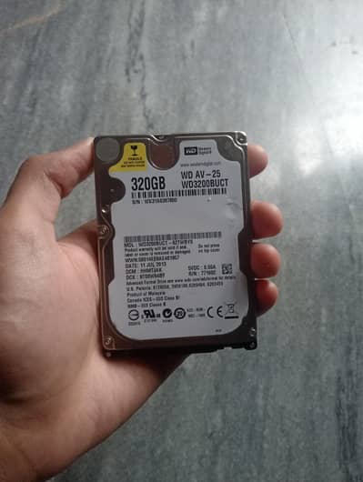 320 GB laptop WD Hard Drive