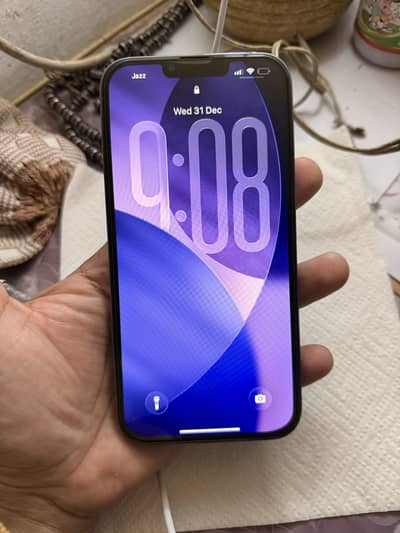 13 PRO MAX PTA Approved 256 GB with Box back glass break