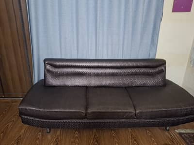 Leather sofa set