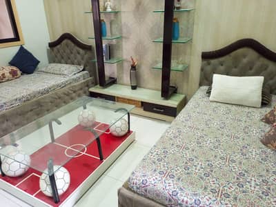 Twin single bed set for sale with study tables