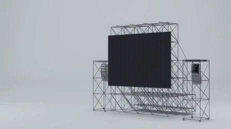 SCAFFOLDING - PIPE FOLDING for PARTIES - MUSIC EVENT - SMD - LED