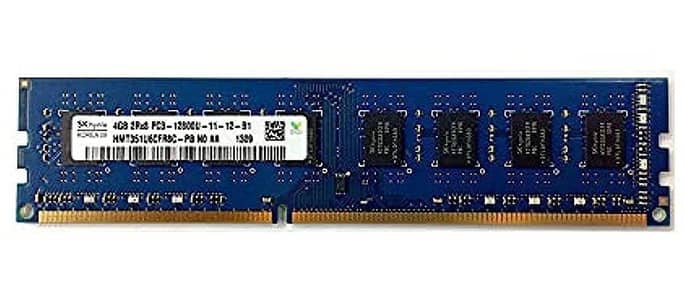 3 Sticks Of 4 GB Rams Total 12GB Hynix 1600 MHz Rams