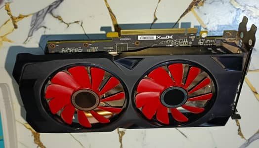 XFX AMD RX 580 8GB | GDDR5 | 256 Bit | 2048 Cores | Black Wolf Edition