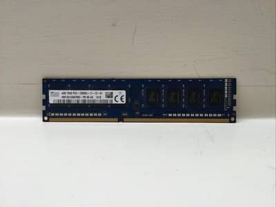 3 Sticks Of 4 GB Rams Total 12GB Hynix 1600 MHz Rams