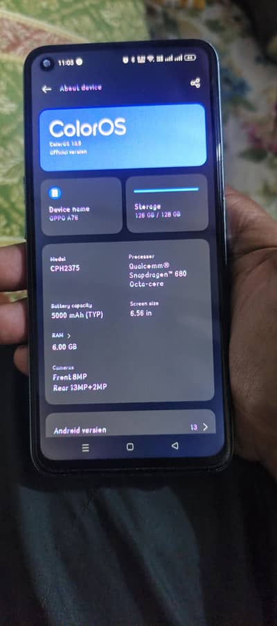 OPPO A76 For sale very Reasonable price