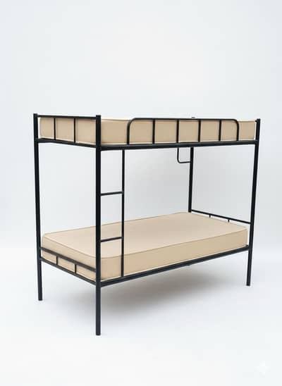 Double Storey Metal Bunker Bed (Without Mattress)