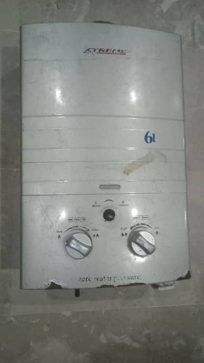 Gas instant Geyser working condition