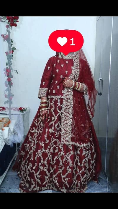 Few hours wear Bridal lehnga