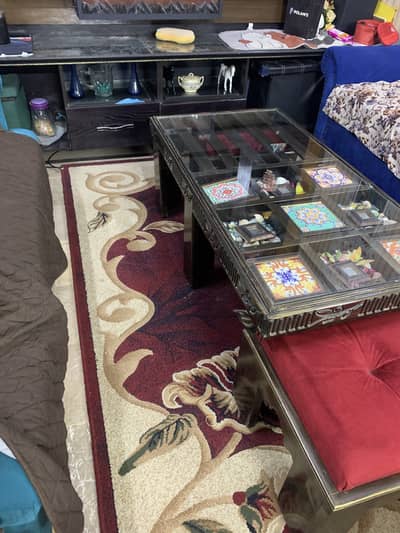 Centre table with stools