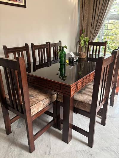 Pure walnut wood Dining Table