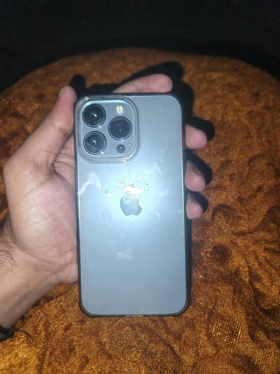I phone 13 pro 128 GB with original cable,adaptor battery 95 almost