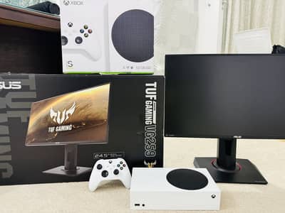 Xbox series S with monitor asus