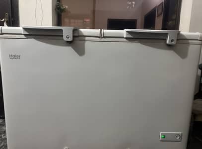 Haier double door deep freezer(inverter)