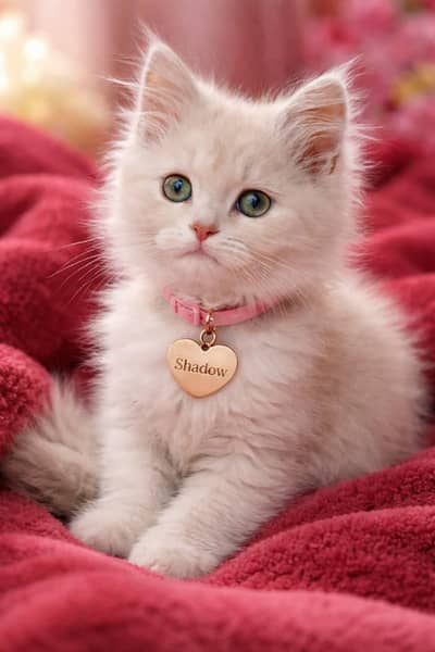 fluffy semi Persian kitten 2 month female