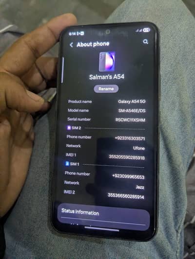 Samsung galaxy A54 5G 256Gb