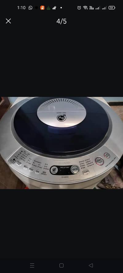 sharp top load washing Machine