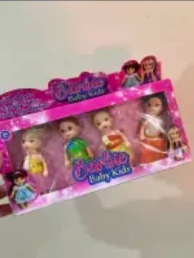 4 pcs doll set 4 inch each only 600