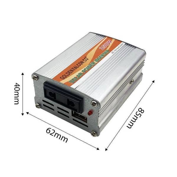 DC to Ac Power Inverter 250W Solar Inverter 12V to 220V Smart Solar Power Inverter