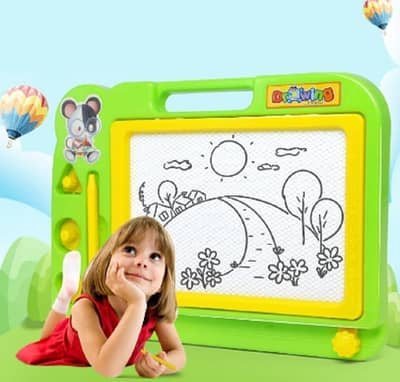 Plastic magnetic  Drawing board for kid's