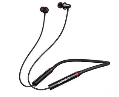 Lenovo Wireless Neckband Earphones – Long Battery | COD Available