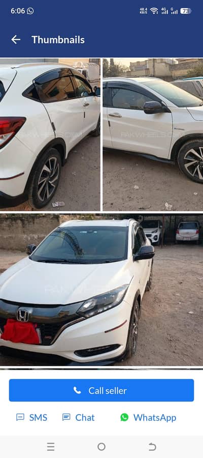 Honda RS vezel 2017, Genuine RS vezel,Full option RS vezel pearl white
