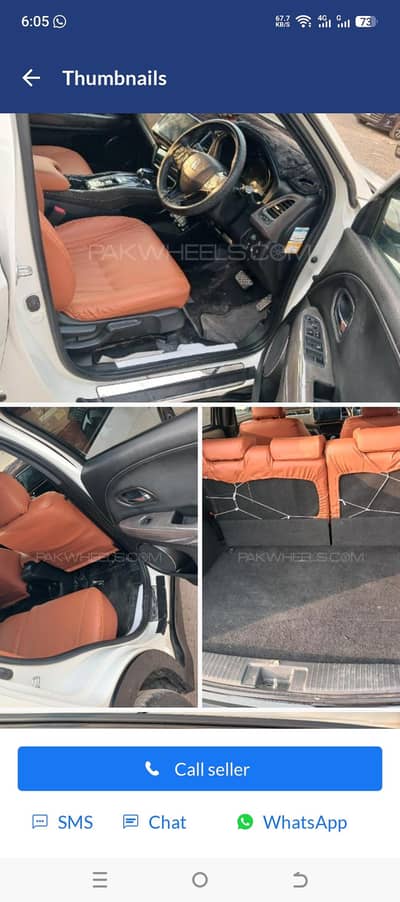 Honda RS vezel 2017, Genuine RS vezel,Full option RS vezel pearl white