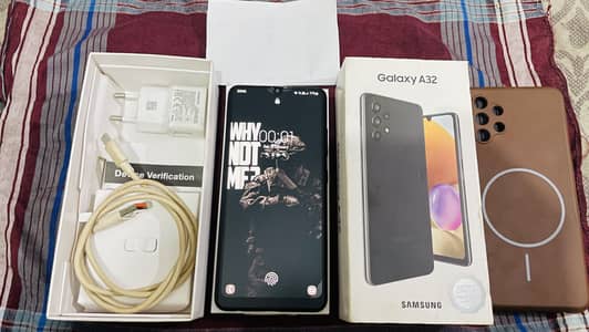 Samsung galaxy a32 6/128 with completed accessories