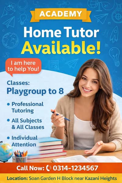 Female home tutor