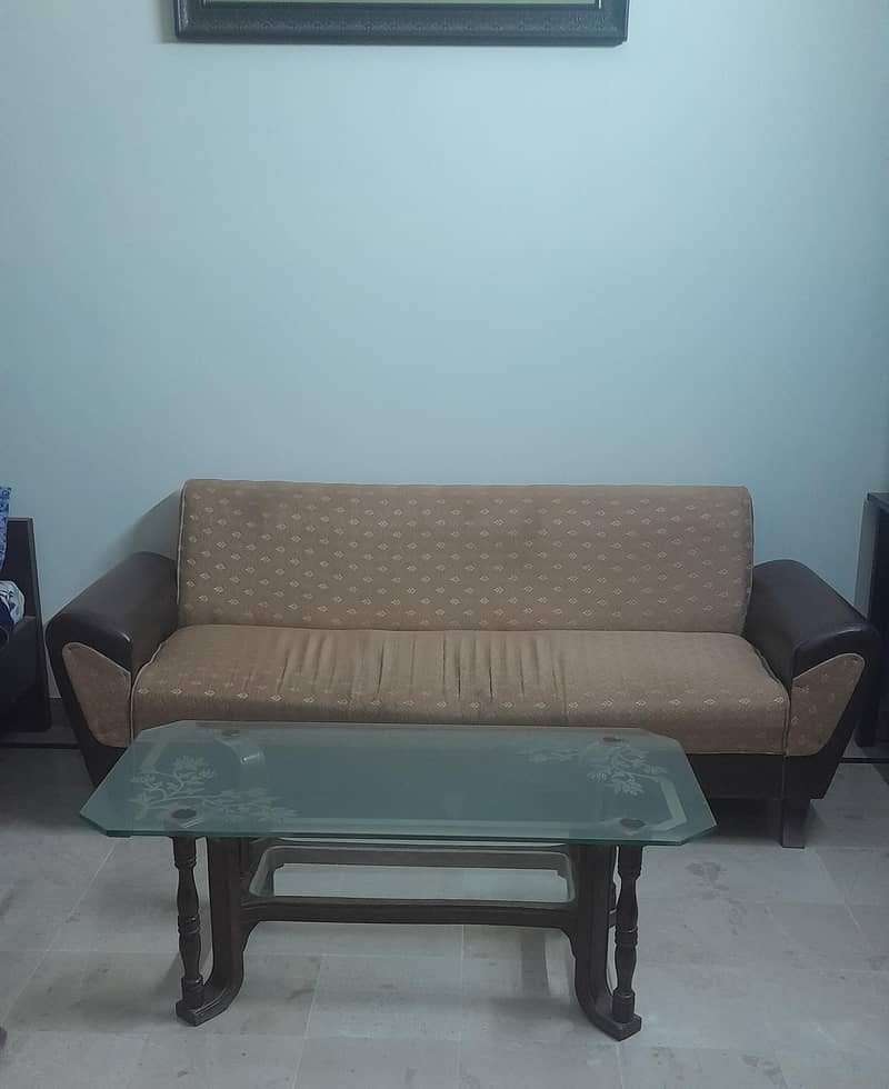 Sofa with table. 0