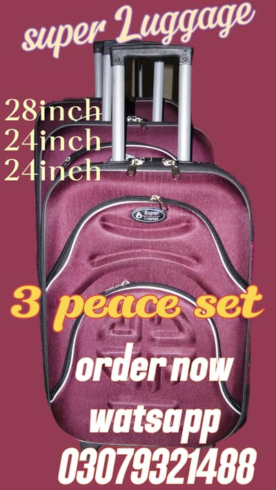 Bag luggage 3 peace set