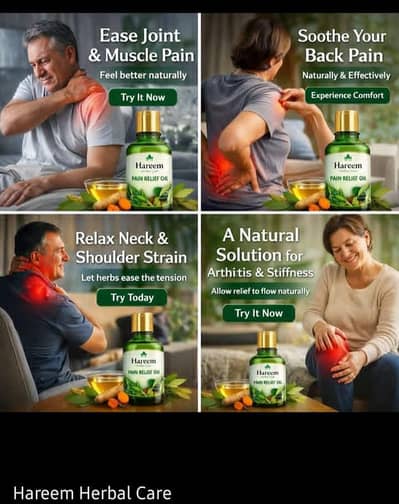 muscles and joints pain  killer oil