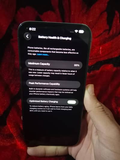 13 pro max  256 gb battery 98 zero set