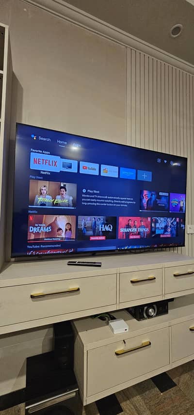 65" Bezel Less 4K Google Android 11 Smart TV