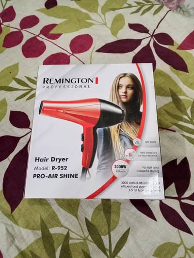 remigton hair dryer 100% best performance 3 hot air and speed steps