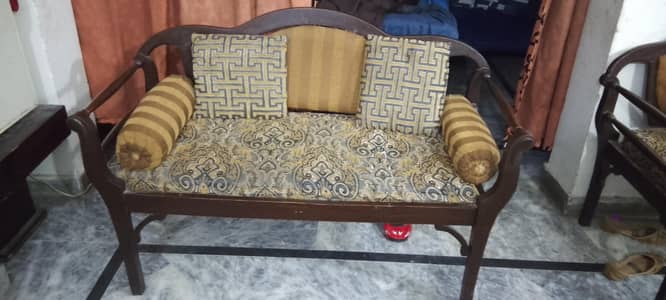solid Wood Sofa Set for sale.